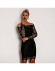 Joyfunear lato białej sukni kobiety Hollow Out rękawów Sexy Bodycon sukienka elegancka Skinny kwiatowy wzór koronki suknie Vesti