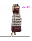 W stylu Vintage kobiety lato czeski sukienka plaża Boho eleganckie sukienki z nadrukiem 2018 nowych moda kwiat luźne Plus Size s