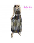 W stylu Vintage kobiety lato czeski sukienka plaża Boho eleganckie sukienki z nadrukiem 2018 nowych moda kwiat luźne Plus Size s