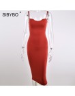 SIBYBO podwójne warstwy bawełna Sexy Bodycon sukienka kobiety lato Backless Slim elastyczne Push Up bandaż sukienek Vestidos