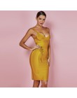 Ocstrade kobiety bandaża sukni 2019 Rayon bez rękawów lato nowości Sexy głębokie v Neck Vestido Bodycon bandaż sukienka klub Par