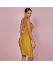 Ocstrade kobiety bandaża sukni 2019 Rayon bez rękawów lato nowości Sexy głębokie v Neck Vestido Bodycon bandaż sukienka klub Par