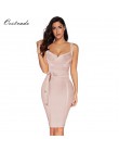 Ocstrade kobiety bandaża sukni 2019 Rayon bez rękawów lato nowości Sexy głębokie v Neck Vestido Bodycon bandaż sukienka klub Par