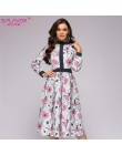 S. FLAVOR patchwork druku kobiety sukienka linii 2019 wiosna lato w stylu vintage styl vestidos dla kobiet na co dzień na dole d