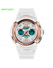 SANDA kobiety zegarki sportowe moda wodoodporna LED wielofunkcyjne cyfrowe zegarki na rękę zegarek kwarcowy Montre Femme Relogio