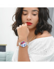 Nowy srebrny motyl kobiet zegarki 2018 marka luksusowych wzrosła złoty okrągły moda popularny zegarek kobiet zegarek kwarcowy ze