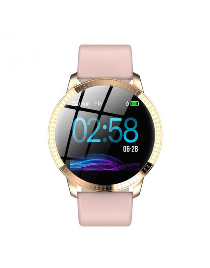 Smart watch serii ekran OLED Push wiadomość Bluetooth łączność z systemem Android IOS mężczyźni kobiety GPS Fitness Tracker Moni