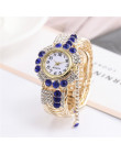 2019 Top marka luksusowe Rhinestone bransoletka zegarek kobiet zegarków dam zegarek na rękę Relogio Feminino Reloj Mujer zegar M