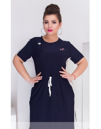 2019 letnia sukienka Plus Size kobiety odzież z krótkim rękawem prosta sukienka na co dzień duży kobiety sukienka 5XL 6XL duża s