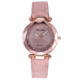 5001 YOLAKO damski zegarek kwarcowy na co dzień Starry Sky zegarek analogowy zegarek na rękę reloj mujer nowy Freeshipping Hot 