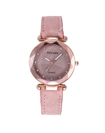 5001 YOLAKO damski zegarek kwarcowy na co dzień Starry Sky zegarek analogowy zegarek na rękę reloj mujer nowy Freeshipping Hot 