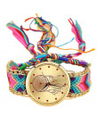 Kobiety zegarki rodzimych Handmade panie rocznika zegarek kwarcowy Dream catcher przyjaźń zegarki luksusowe zegar reloj mujer  