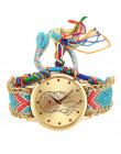 Kobiety zegarki rodzimych Handmade panie rocznika zegarek kwarcowy Dream catcher przyjaźń zegarki luksusowe zegar reloj mujer  