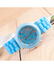 CAY Unisex Casual genewa zegarek kwarcowy kobiety analogowy silikonowe zegarki sportowe kobiety mężczyźni zegar Montre Femme rel