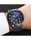 LIGE New Mens Watches Top Luxury Brand Quartz Watch Men Casual Sport Watch Date Waterproof Stainless Steel Clock reloj hombre