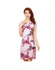 L-5XL 2019 kobiet sukienki Plus rozmiar szczupła tunika mleko Silk drukuj Floral wydrukowano Vestido Feminino luźna sukienka na 