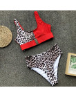 Misswim Leopard print bikini 2019 wysokiej jednoczęściowy strój kąpielowy kobiet monokini bandaż push up stroje kąpielowe damski