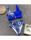 Misswim Leopard print bikini 2019 wysokiej jednoczęściowy strój kąpielowy kobiet monokini bandaż push up stroje kąpielowe damski