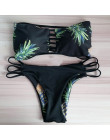 Sexy Bikini strój kąpielowy dla kobiet strój kąpielowy 2019 stroje kąpielowe kobiety Bikini Set Sexy biustonosz ananas strój kąp