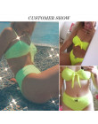 Kurkuma wysoka talia bikini 2019 micro Sexy neon strój kąpielowy kobiet Push up klamra stroje kąpielowe damskie kostium kąpielow