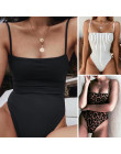 Sexy odwracalne Leopard/ciało stałe/pasek Bandeau jednoczęściowy body Monokini kobiet głęboko wycięte stringi stroje kąpielowe j