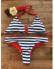 2019 kobiety Bandeau Bikini odwracalny drukuj strój kąpielowy Strappy stroje kąpielowe biquini trikini 1112