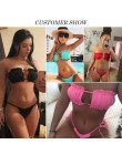 Bikinx brazylijskie stringi bikini 2019 mikro seksowny strój kąpielowy kobiet kąpiących się Push up strój kąpielowy z wysokim st