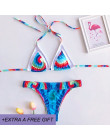 Bikini Set Sexy kobiety stałe czarny niebieski strój kąpielowy Bikini ze stringami kobiet metalowe Hot wiercenia strój kąpielowy