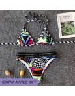 Bikini Set Sexy kobiety stałe czarny niebieski strój kąpielowy Bikini ze stringami kobiet metalowe Hot wiercenia strój kąpielowy