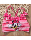 Hirigin dzieci Baby Girl Bikini zestaw 2019 Minnie Mouse różowy strój kąpielowy garnitur 2-7 T śliczne Kawaii kostium kąpielowy 