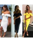 Adyce lato Sexy Off ramię kobiety bandaża sukni Vestidos Verano 2019 nowy Slash Neck klub sukienka sławna impreza Runway sukienk