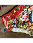 Najchętniej Sexy kwiatowy Print wysokiej talii strój kąpielowy Bikini Push Up stroje kąpielowe kobiety w stylu Vintage Tassel