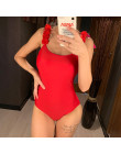 2019 Sexy One Piece strój kąpielowy kobiety 3D kwiat body Backless Monokini stroje kąpielowe strój kąpielowy kobiet solidna stro