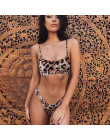 Wiła bikini kobiety wysokiej talii strój kąpielowy 2019 Push Up Leopard strój kąpielowy kobiet stroje kąpielowe Biquini zestaw B