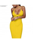 RLMABABY Sexy klub nocny Backless długa sukienka kobiety V Neck bez rękawów Spaghetti sukienka na ramiączkach eleganckie Party B