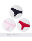 Thong Panties Cotton Sexy Lace Underwear Women Briefs Panty Lingerie G String Ladies Bikini T Back Female DULASI 3pcs/lot