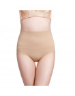 Tryb Neue Komfortable Frauen Nahtlose Hohe ogon Spitze figi Damen shapewear wysokiej talii Pure Color majtki