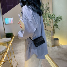 Kamień wzór Crossbody torby dla kobiet 2019 małe torebki ze skóry PU i torebki nowy projektant panie torba torebka na ramię Mess