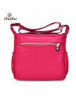 Kobiety Messenger torby nylonowe Canta torby na ramię torebki damskie znanych marek projektant Crossbody torby damskie Bolsa sac