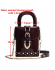 Znane markowy diament torebki mini Cube marka oryginalny design crossbody torba dla kobiet messenger torby