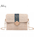 Aelicy moda damska w stylu Vintage pościel słomy torba Lady moda uniwersalny prosty styl plaża podróży Crossbody torba nowy