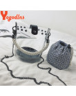 Yogodlns moda kobiet torebki przezroczyste torebka typu jelly Bag 2019 nowy łańcuch Crossbody wiadro torby kobiety torby plażowe