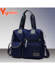 Yogodlns New Arrival Nylon kobiety Messenger torby na co dzień duża pojemność damska torebka damska Crossbody torby na ramię wod