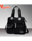 Yogodlns New Arrival Nylon kobiety Messenger torby na co dzień duża pojemność damska torebka damska Crossbody torby na ramię wod