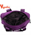 Yogodlns New Arrival Nylon kobiety Messenger torby na co dzień duża pojemność damska torebka damska Crossbody torby na ramię wod