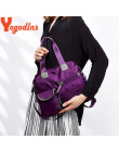 Yogodlns New Arrival Nylon kobiety Messenger torby na co dzień duża pojemność damska torebka damska Crossbody torby na ramię wod