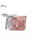 Aelicy luksusowe dziewczyny torby na ramię @ przejrzyste łuk wstążka kobiety Messenger torby moda małe panie crossbody torba bol