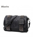 DIINOVIVO 2019 nowy nit torba kobieca PU skórzane torby na ramię czaszki torba Punk Crossbody torby dla damski łańcuszek torba W