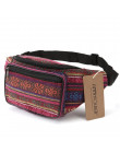 Annmouler moda kobiety Waist Pack 6 kolorów tkaniny Fanny Pack podwójne zamek błyskawiczny w klatce piersiowej torba w stylu boh