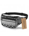 Annmouler moda kobiety Waist Pack 6 kolorów tkaniny Fanny Pack podwójne zamek błyskawiczny w klatce piersiowej torba w stylu boh